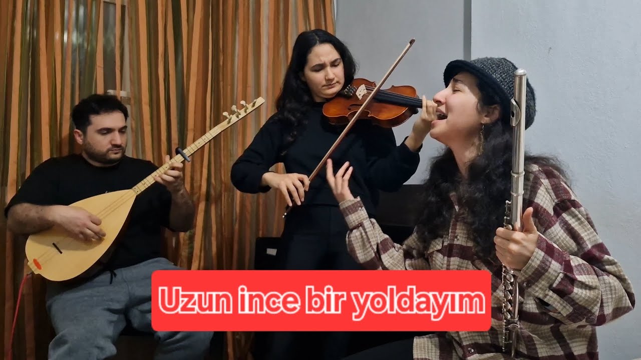 Üç kardeş uzun ince bir yolda... #aşıkveysel 🥀🖤