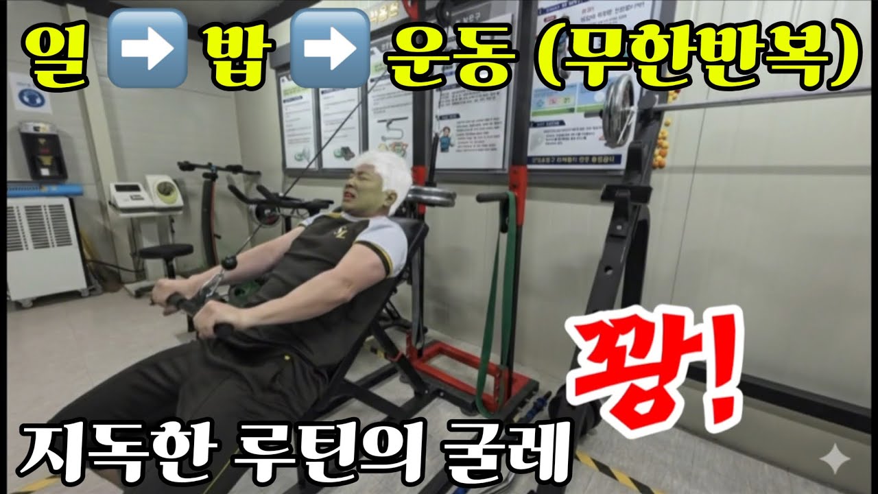 매일 똑같아 보여도 매일 한 뼘 더 성장하는 직장인의 주중 일과 | 현장점검하고 함바먹고 쇠질하고..무한반복 | 안전관리자의 일-밥-운동 갓생 브이로그💪🏻