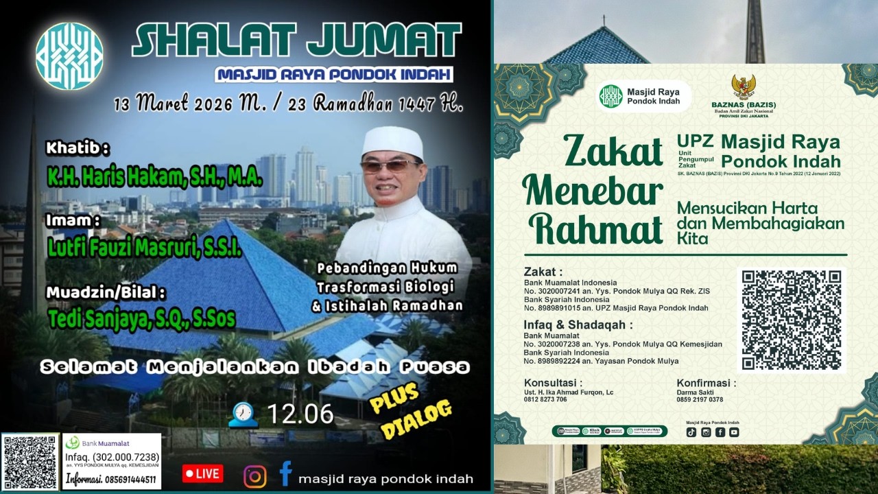[LIVE] Pebandingan Hukum Trasformasi Biologi & Istilsh Ramadhan
