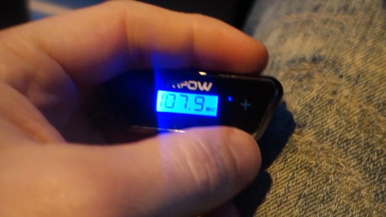 The MPOW Streambot Trapezoid Mini Car FM Transmitter