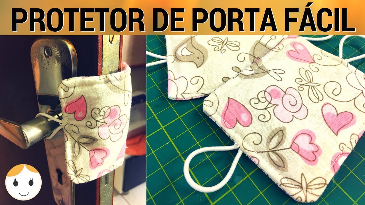 PROTETOR DE PORTA, BATE PORTA COM ELÁSTICO | COSTURA FÁCIL | DRICA TV SEGUNDAS E QUINTAS