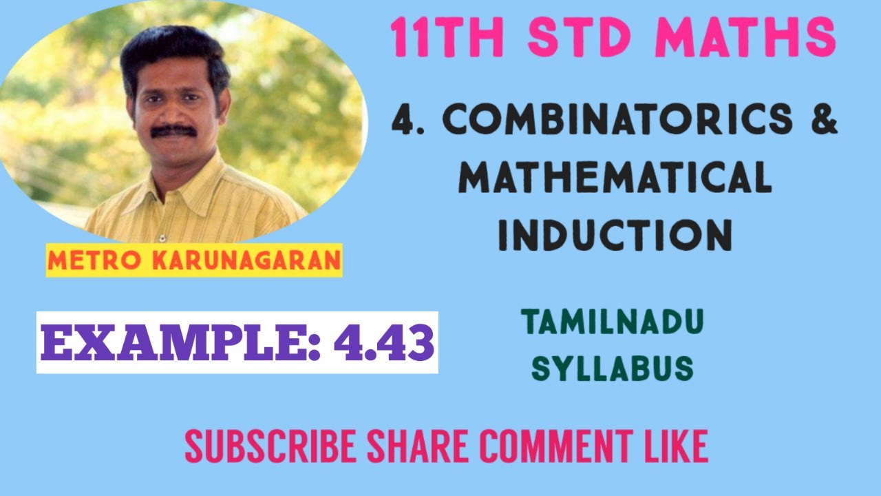 11th Std Maths Example 4.43 Find the sum of all 4 digit numbers that can be formed using the digits