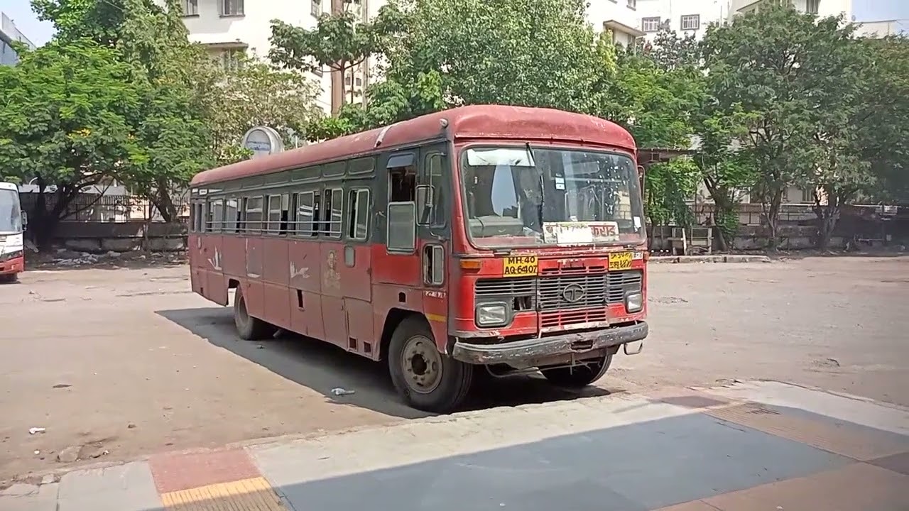 Mumbai Central Bus Stand Vlog #msrtc #bus #travel #vehicles #transport #lalpari #mumbai #vlog