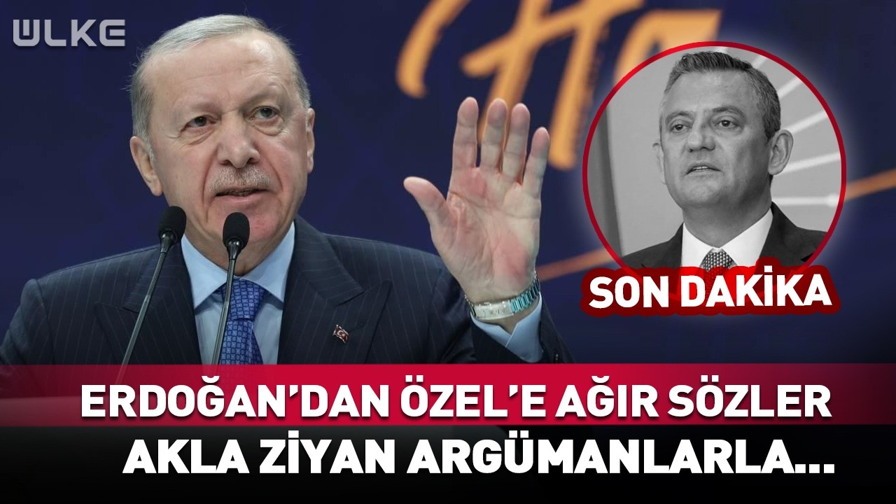 Erdoğan'dan Özgür Özel'e Ağır Sözler! Akla Ziyan Argümanlarla... #Sondakika
