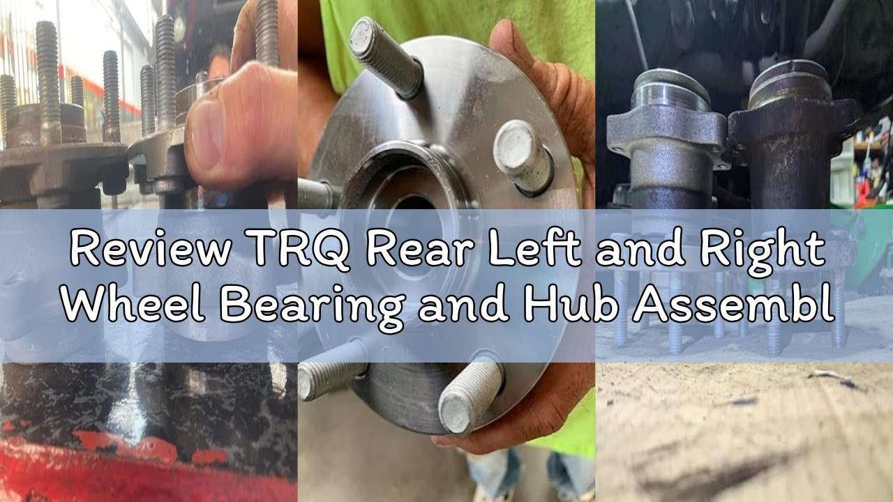 Review TRQ Rear Left and Right Wheel Bearing and Hub Assembly Set 2 Piece Compatible with 16-23 Suba