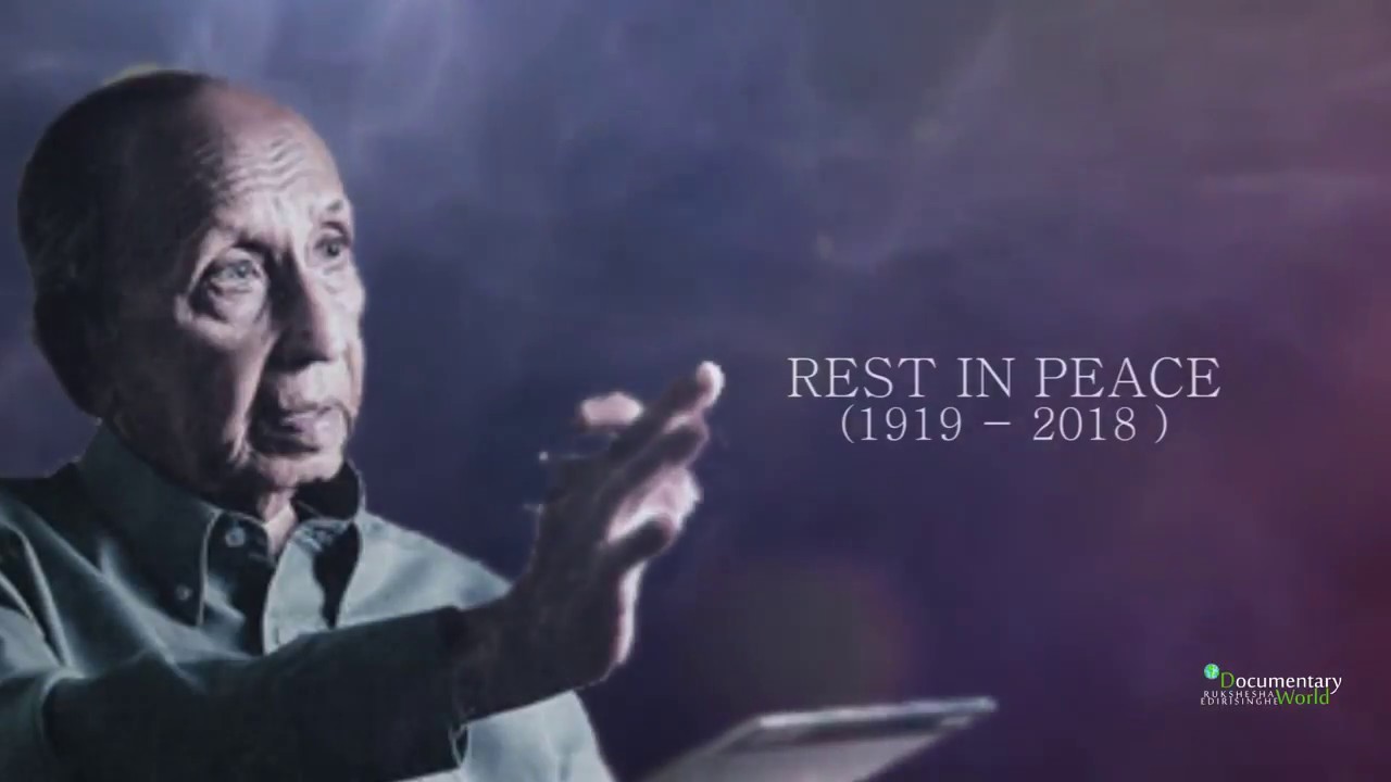 REST IN PEACE Dr. LESTER JAMES PERIES (1919-2018)