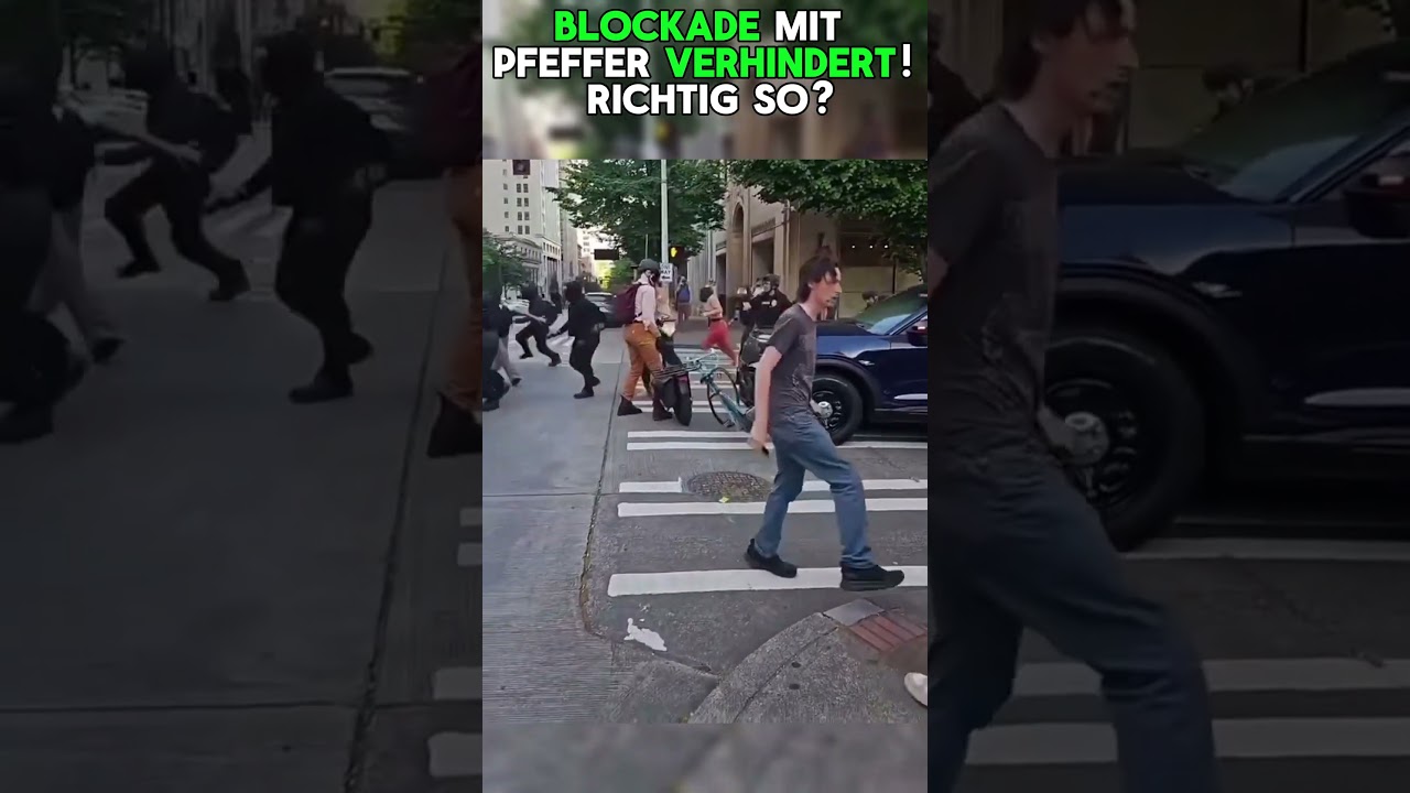 Polizei eskaliert bei Stra&szlig;enblockade! Richtig so?