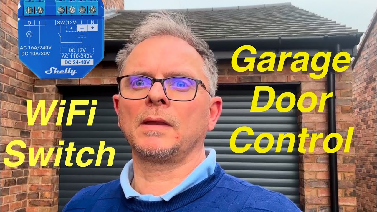 Shelly WiFi Garage Door Upgrade