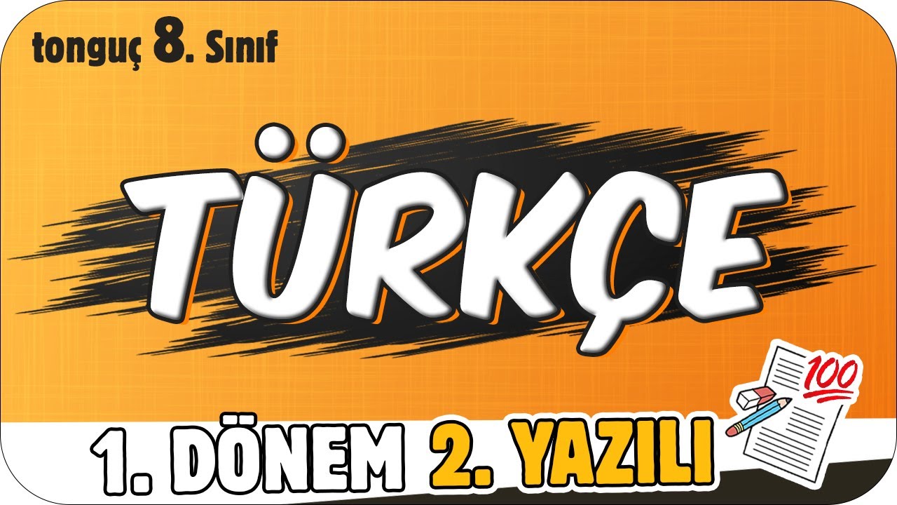 8.Sınıf Türkçe 1.Dönem 2.Yazılıya Hazırlık 📑 #2025