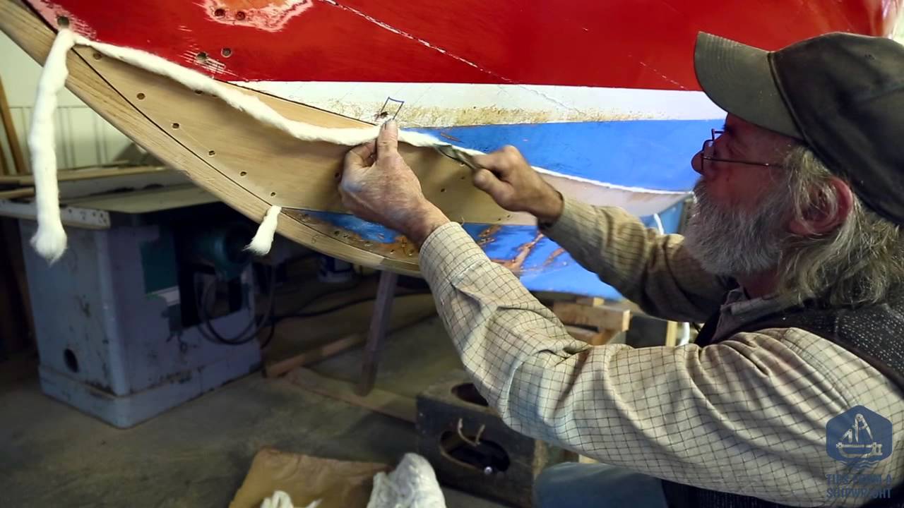 Part 11 - How to properly caulk tight seams for wooden boatbuilding - Herreshoff 12 1/2