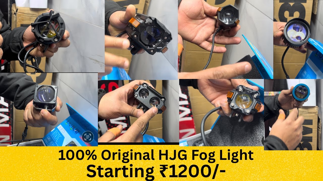 HJG Fog Lights 100% Original starting ₹1200/- | King Detailing