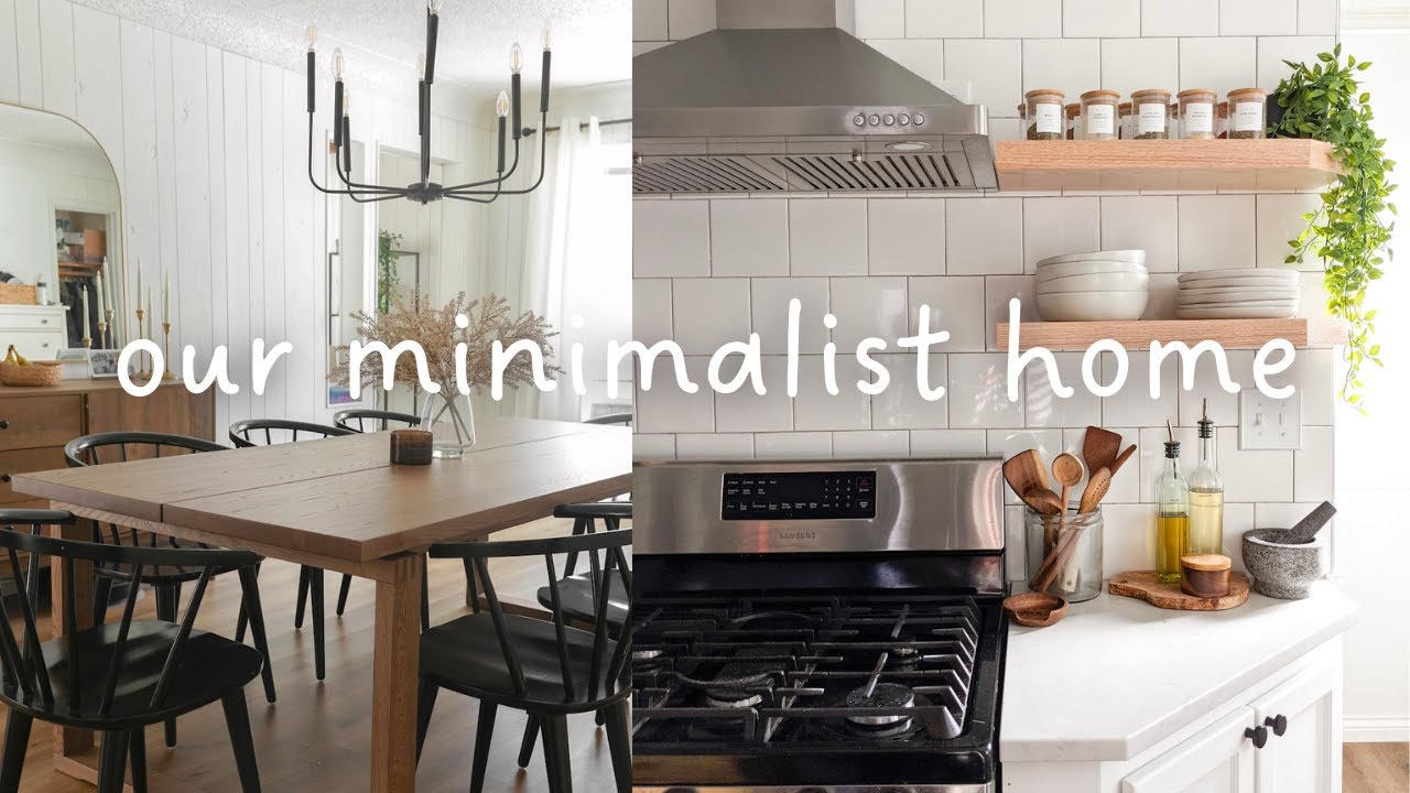 Minimalist home tour | aesthetic, cozy vibes, home makeover