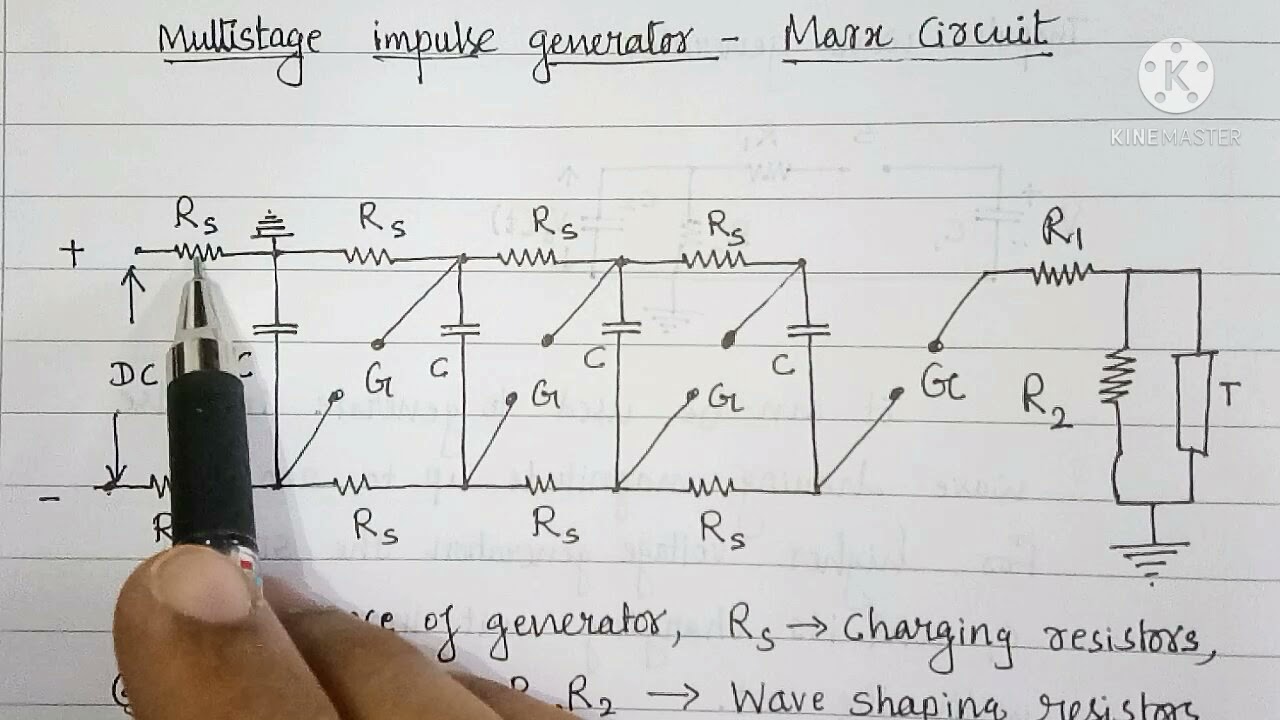 Multistage Impulse Wave Generator - Marx Circuit.