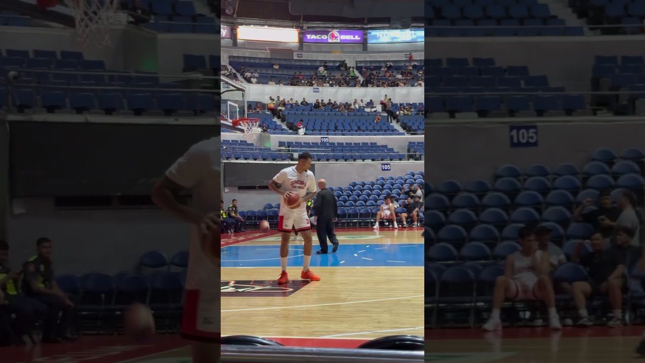 JAMIE MALONZO warming up before Game 7  |  GINEBRA VS SMB