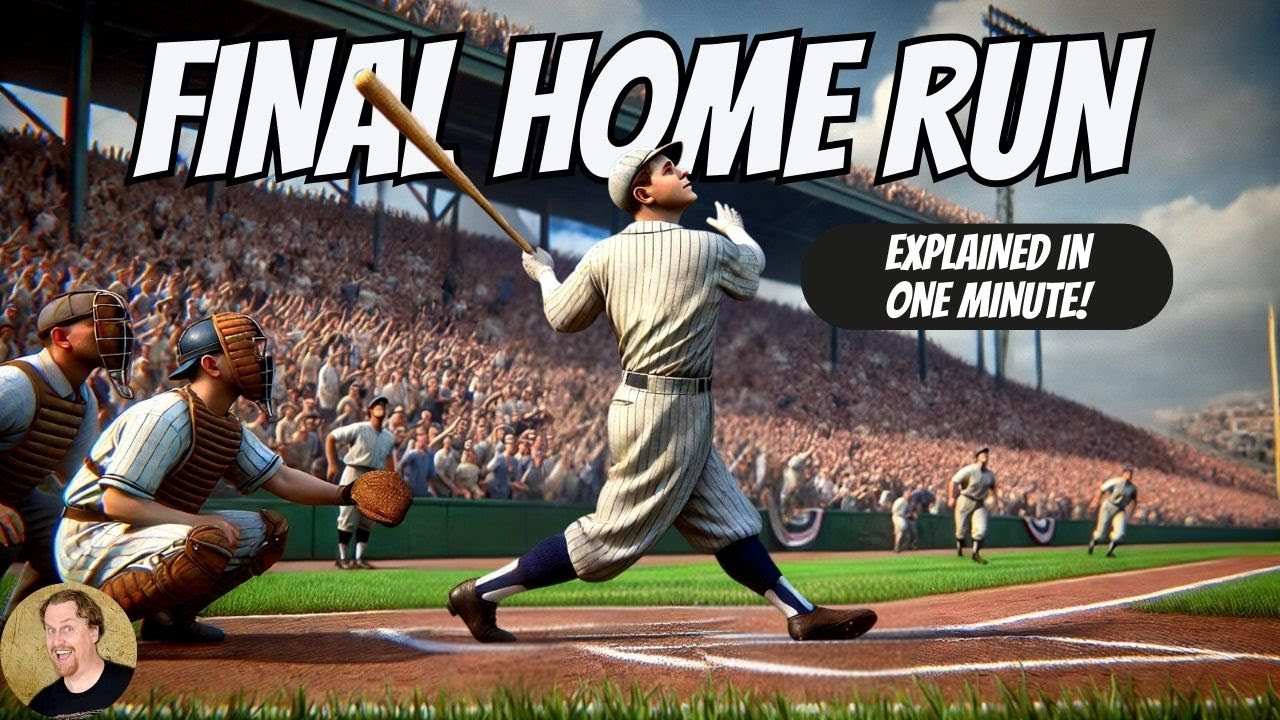 Babe Ruth's LAST EVER Home Run!⚾🏟️🏏 | Minute History (1935)