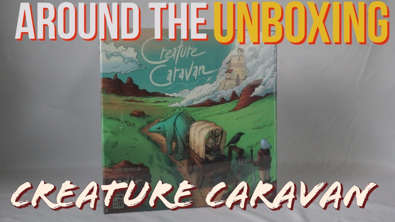 Creature Caravan Unboxing 🐉 Carte, Illustrazioni: la magia firmata Ryan Laukat! Around The Unboxing