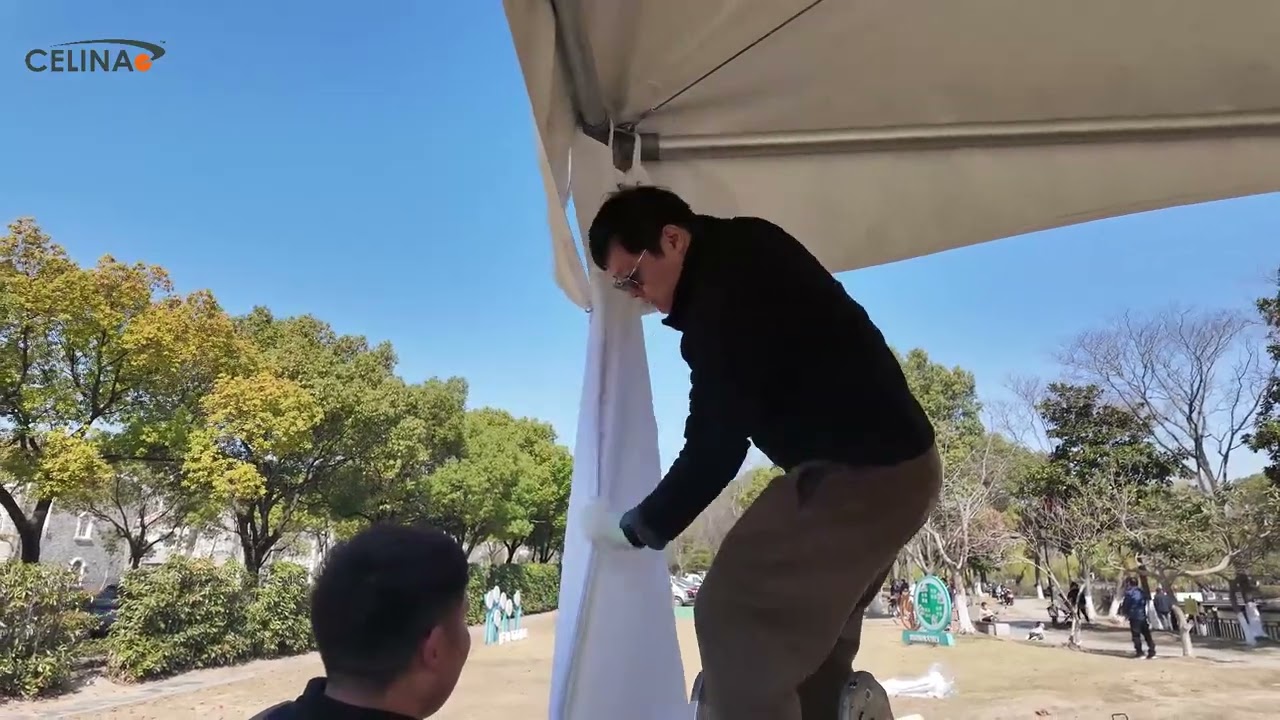 Side Pole Drapes Installation