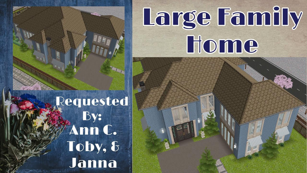 Sims Freeplay ~ Large Family Home 🏠🤗❣️
