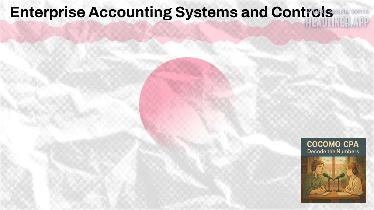 Enterprise Accounting Systems and Controls | 🎧 COCOMO CPA: Decode the Numbers