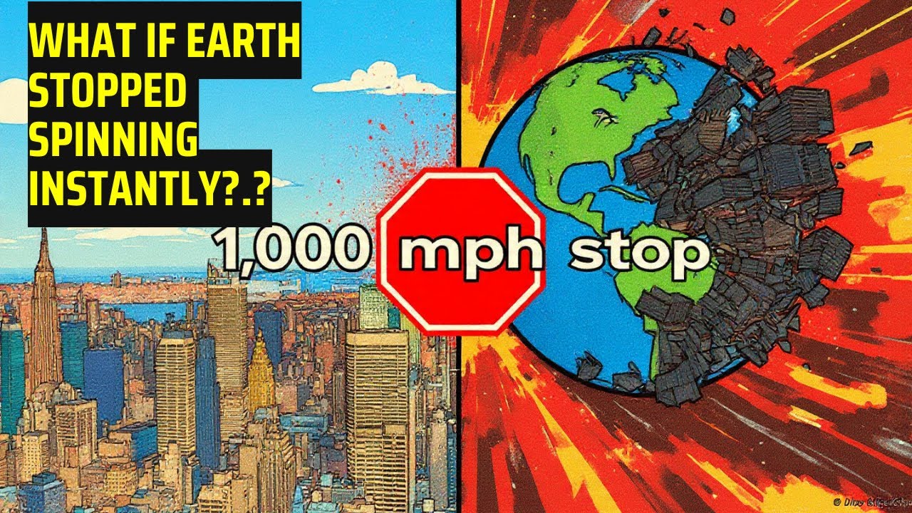 What If Earth Stopped Spinning Instantly?#Signal seeds#earthscience