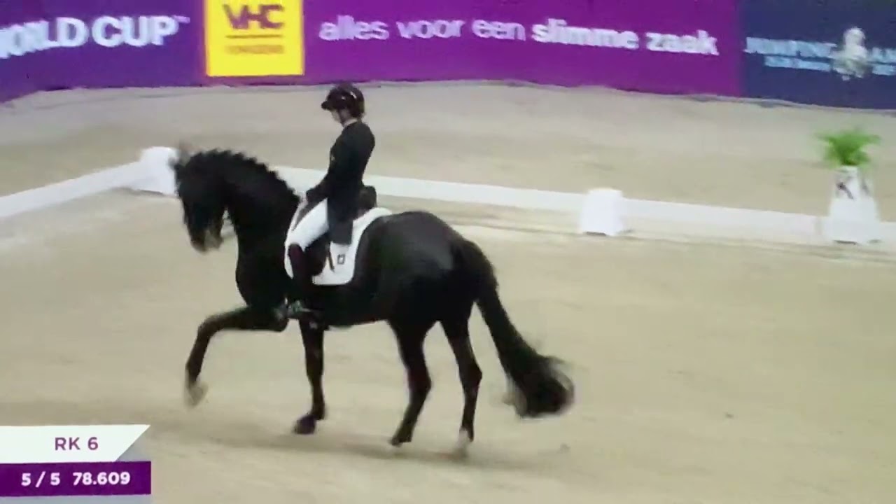 Charlotte Fry and Everdale Jumping Amsterdam World Cup Qualifier Grand Prix Freestyle
