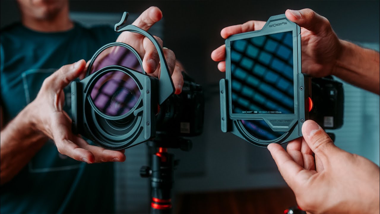 Kit p/ Filtros Quadrados da K&F concept - O Square Filter System Pro - Fotografia e Videos Melhores