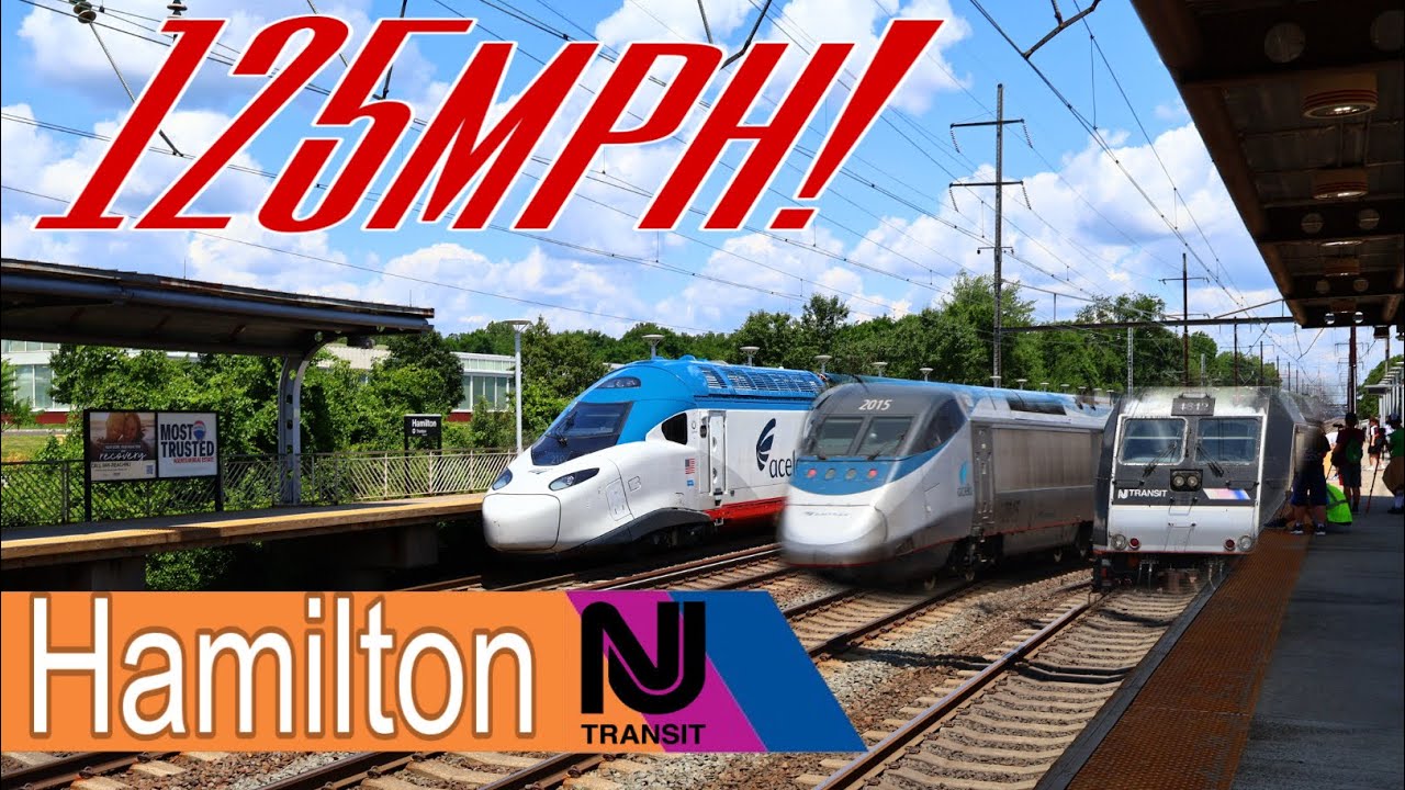 INSANE Speed at Hamilton Station! | Amtrak & NJT Flybys 