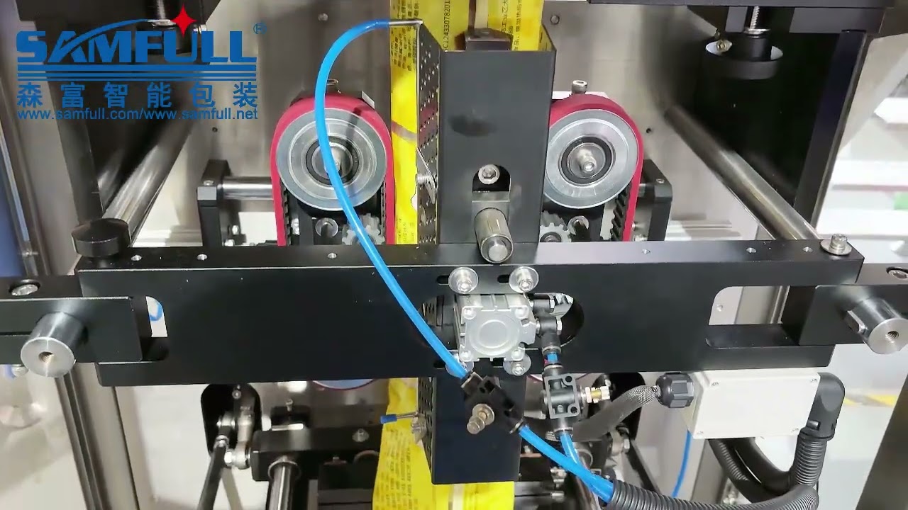 Maquina envasadora vertical de gas nitrógeno para aperitivos, chips de plátano y plátano, 50g