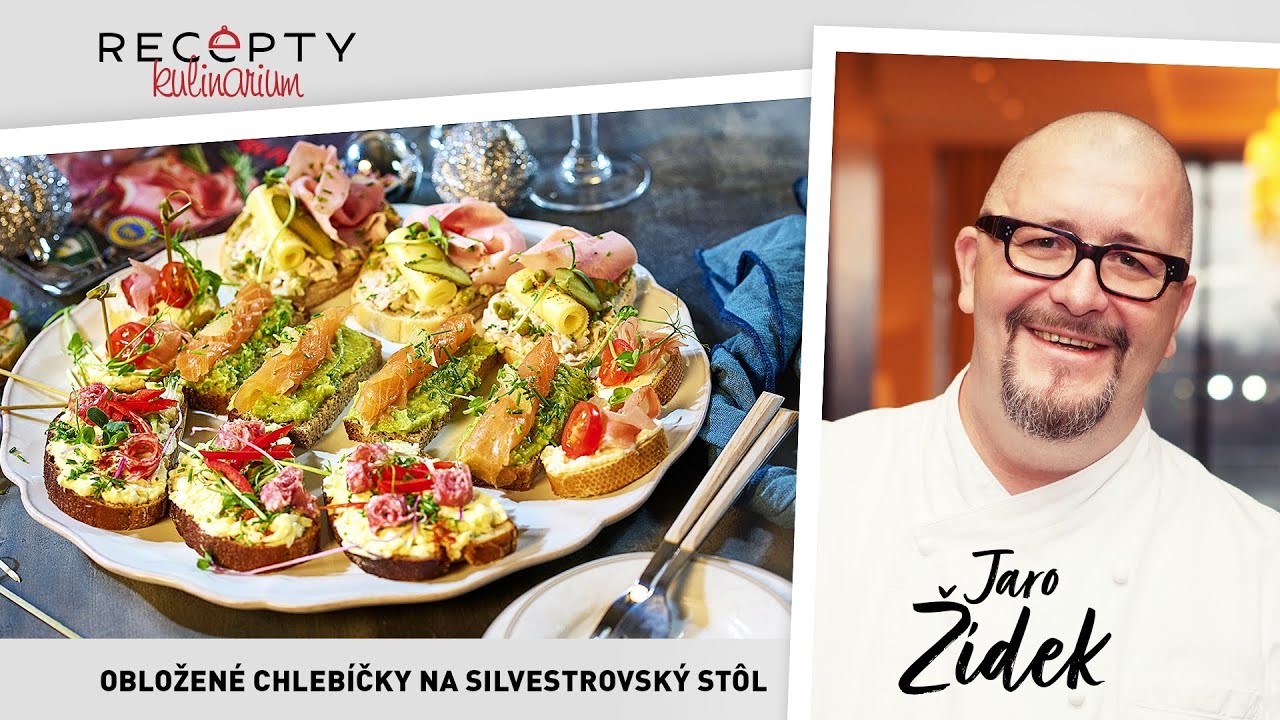 Obložené chlebíčky na silvestrovský stôl