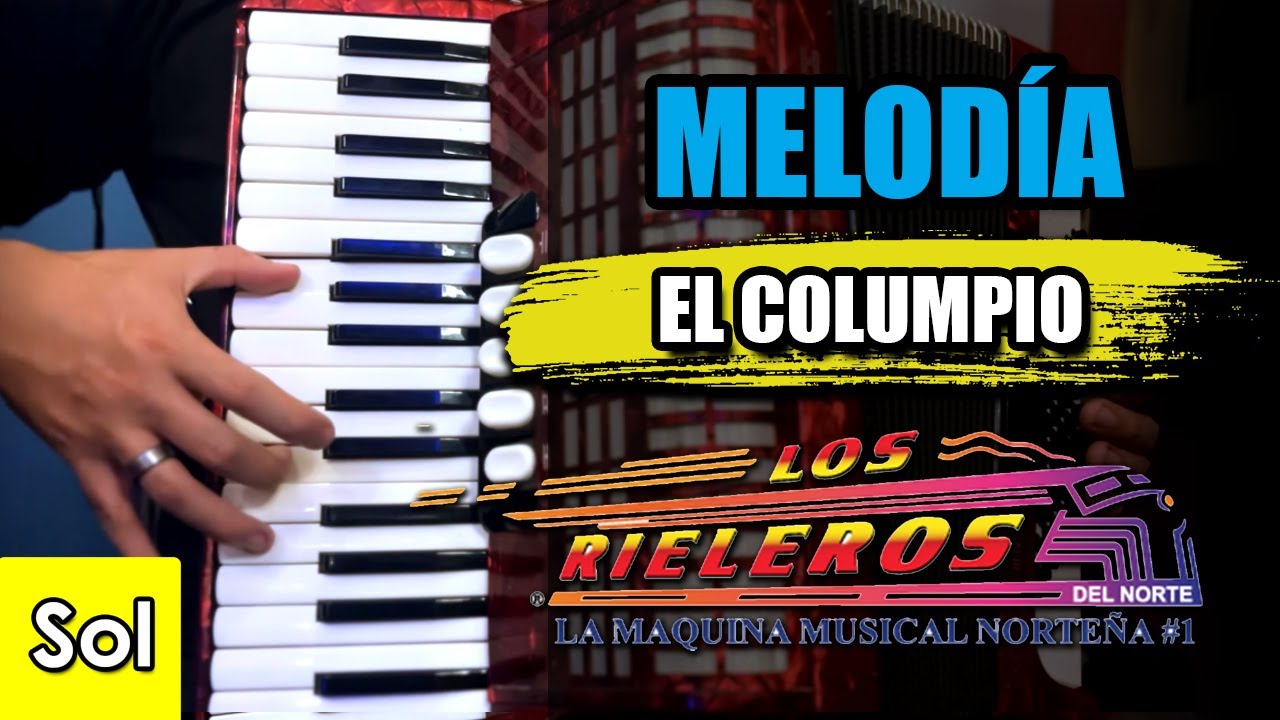 El Columpio - TUTORIAL Acordeon de Teclas [Los Rieleros del Norte]