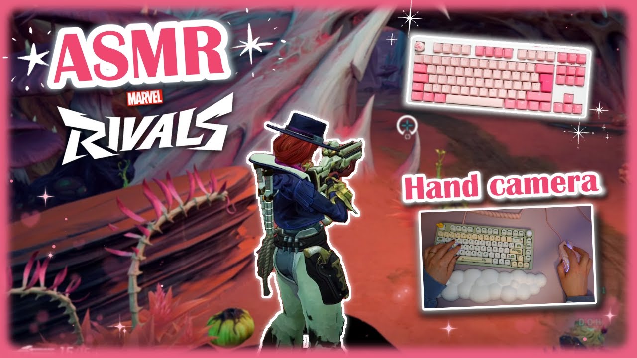 ASMR Marvel Rivals ♡ – Trying DPS Characters 💕✨| Keyboard Sounds & Whispering ☆💤