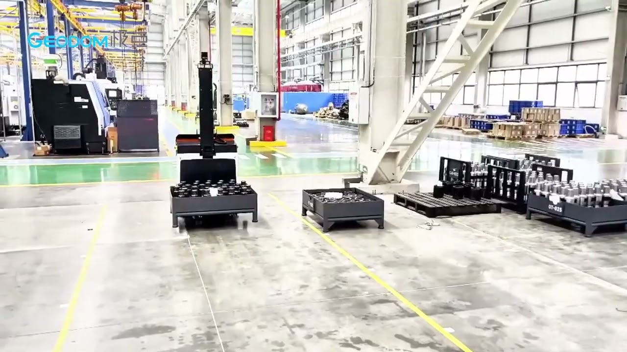 On-Site Application Cases of Multiple Flat Handling Laser Navigation AGVs
