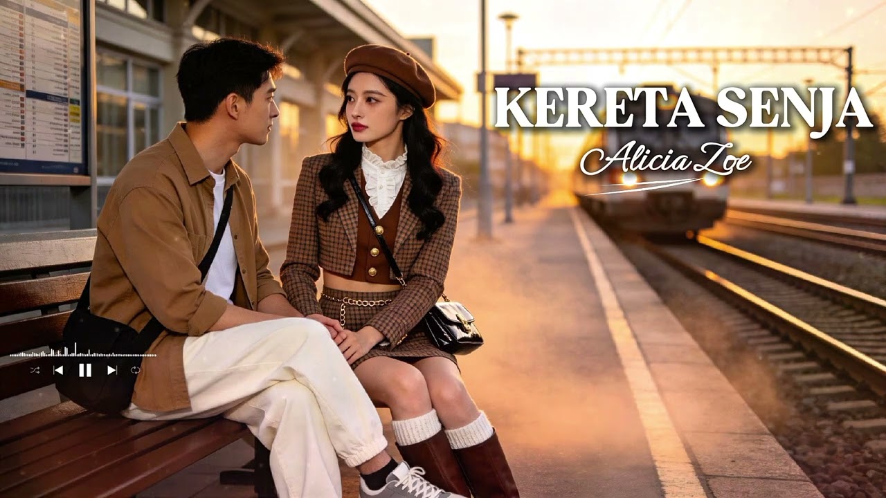 KERETA SENJA – Perpisahan di Ujung Rel | Masnie Towijoyo | Pop Jazz Cover Alicia Zoe