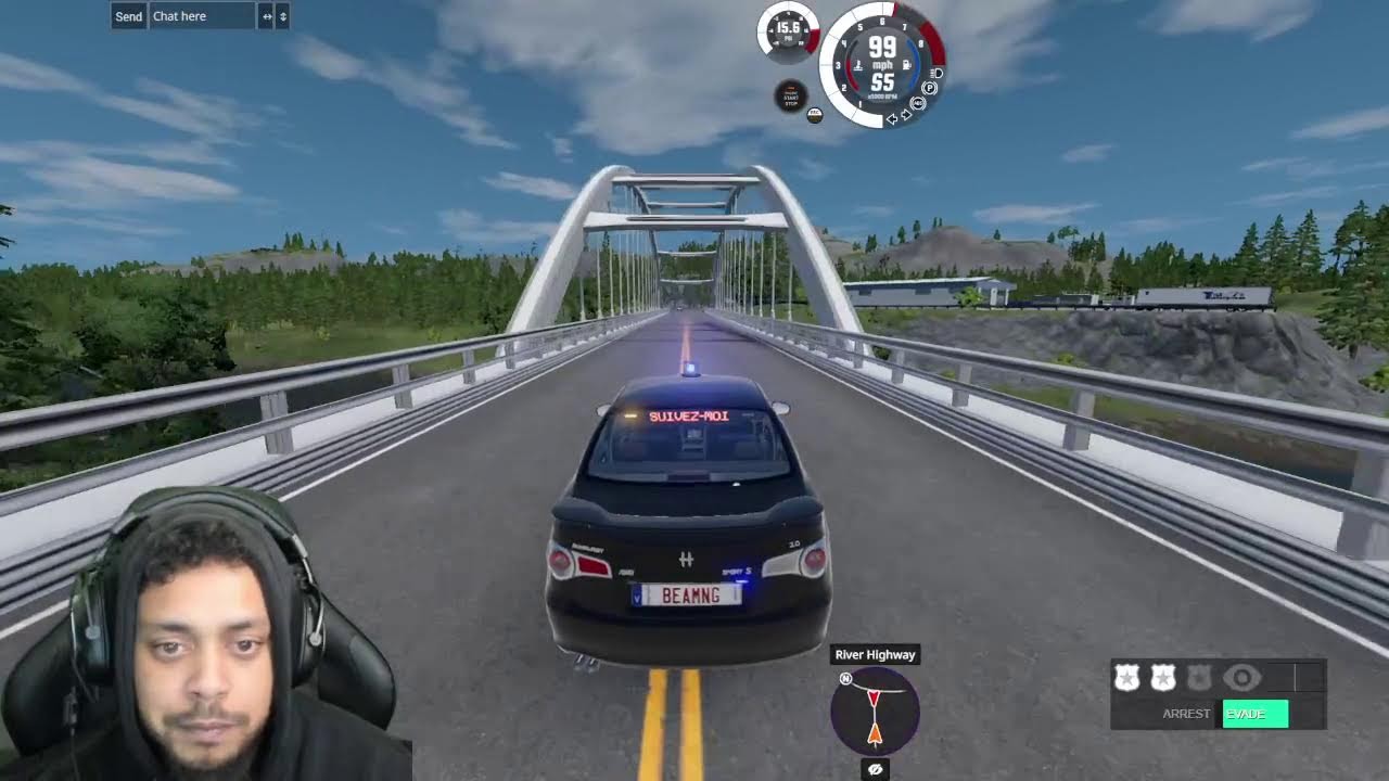 BeamNG.Drive | River Highway | Fanatec CSL 2.5