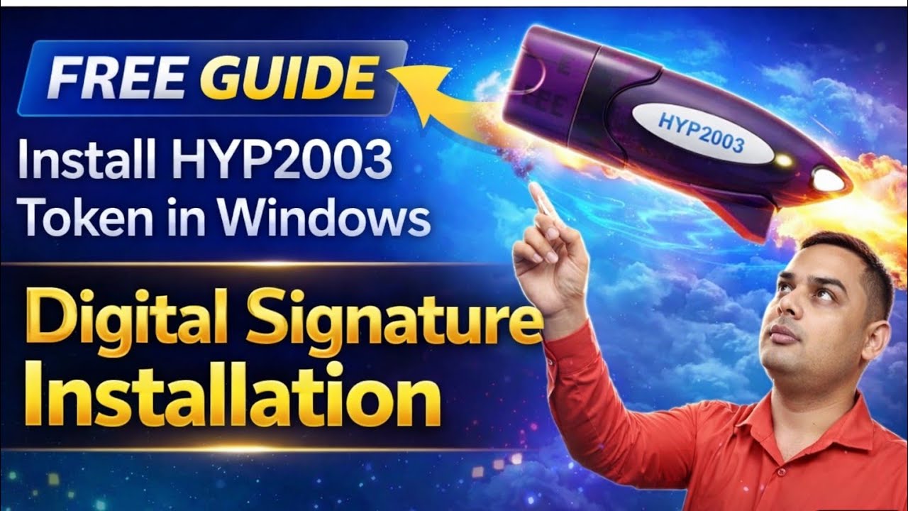 How to Install HYP2003 / ePass2003 Token Driver in Windows