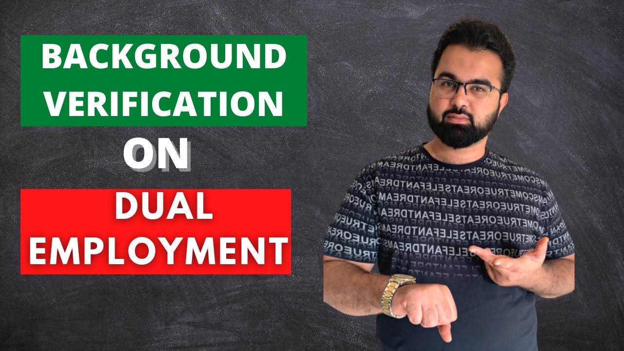 How Does Your Company know If you are Doing DUAL EMPLOYMENT
