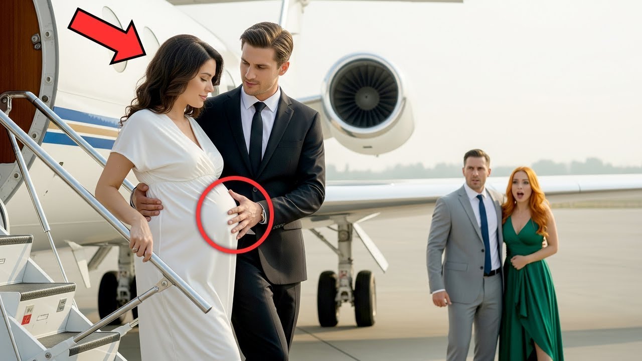 “Ex-Marido Exibe Noiva Modelo — Então Ex-Esposa Grávida Aparece com Bilionário Dono de Jato!”