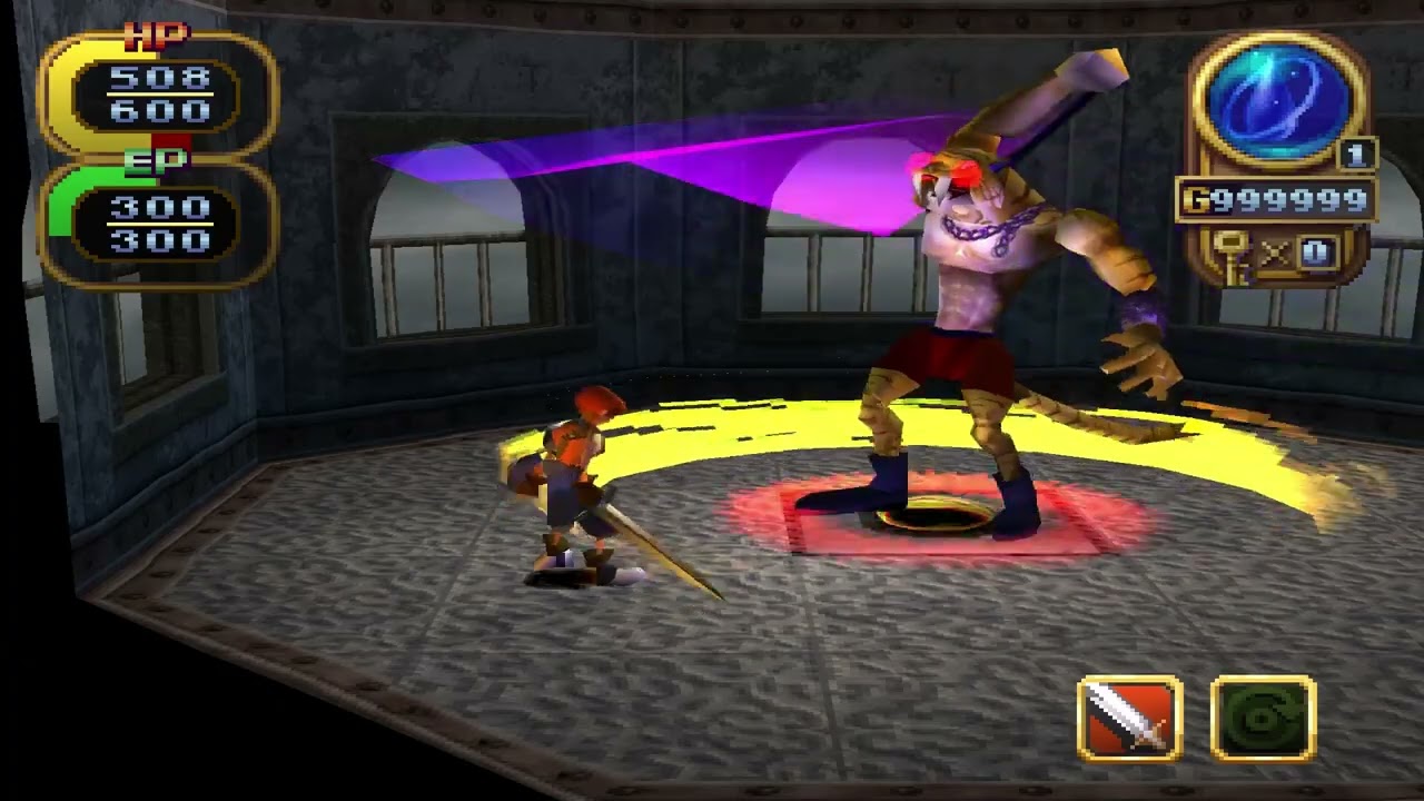 Alundra 2 Boss BloodFang Optimal (Level 6 Sword)