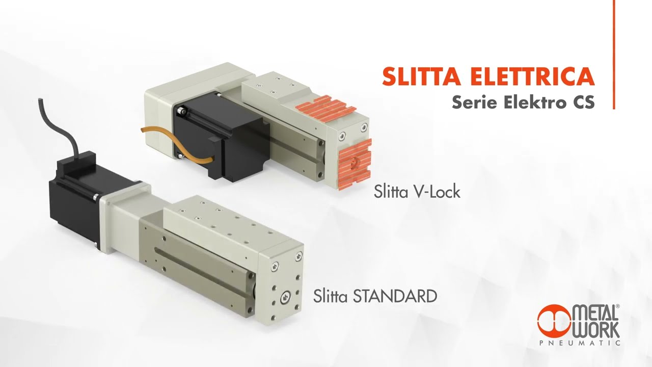 Metal Work Pneumatic - Slitta elettrica serie Elektro CS