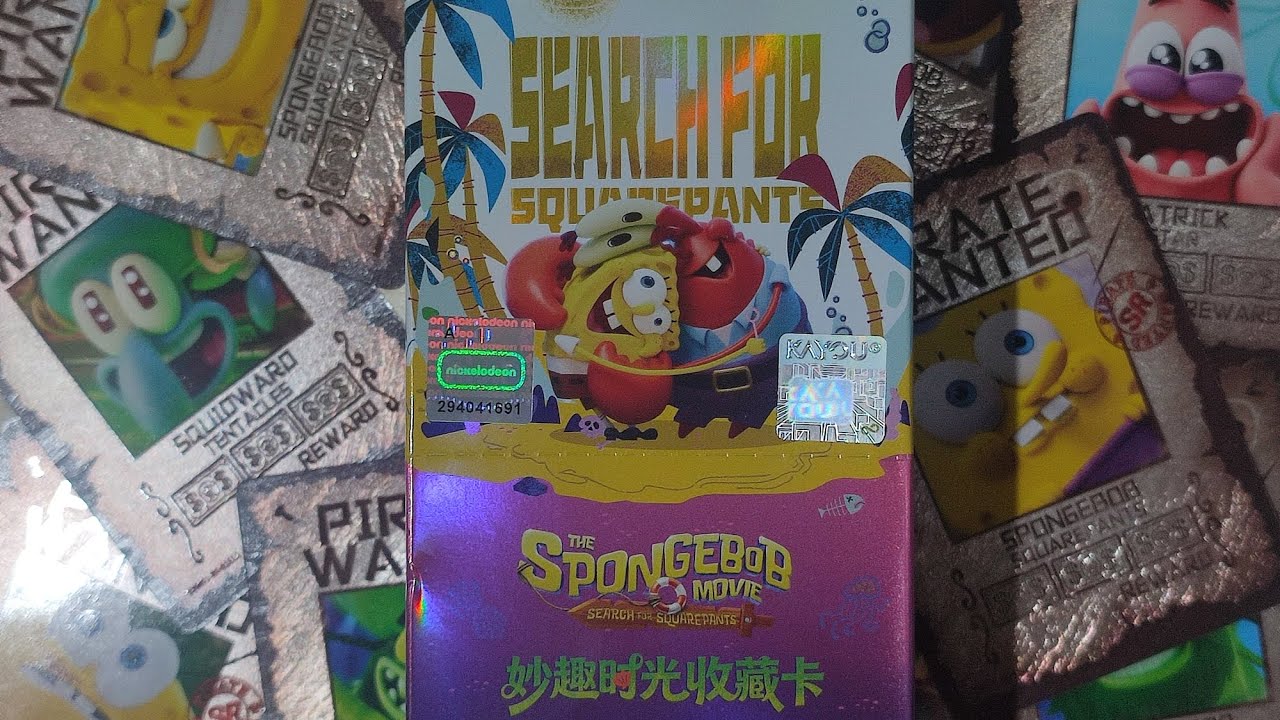 [Unbox] Kayou - Spongebob Squarepants Movie Trading Cards