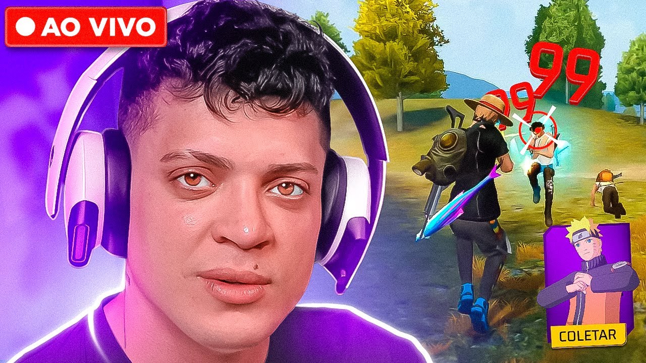 🟢 COMO SER BOM SENDO RUIM NO FREEFIRE - CEROL AO VIVO FREEFIRE