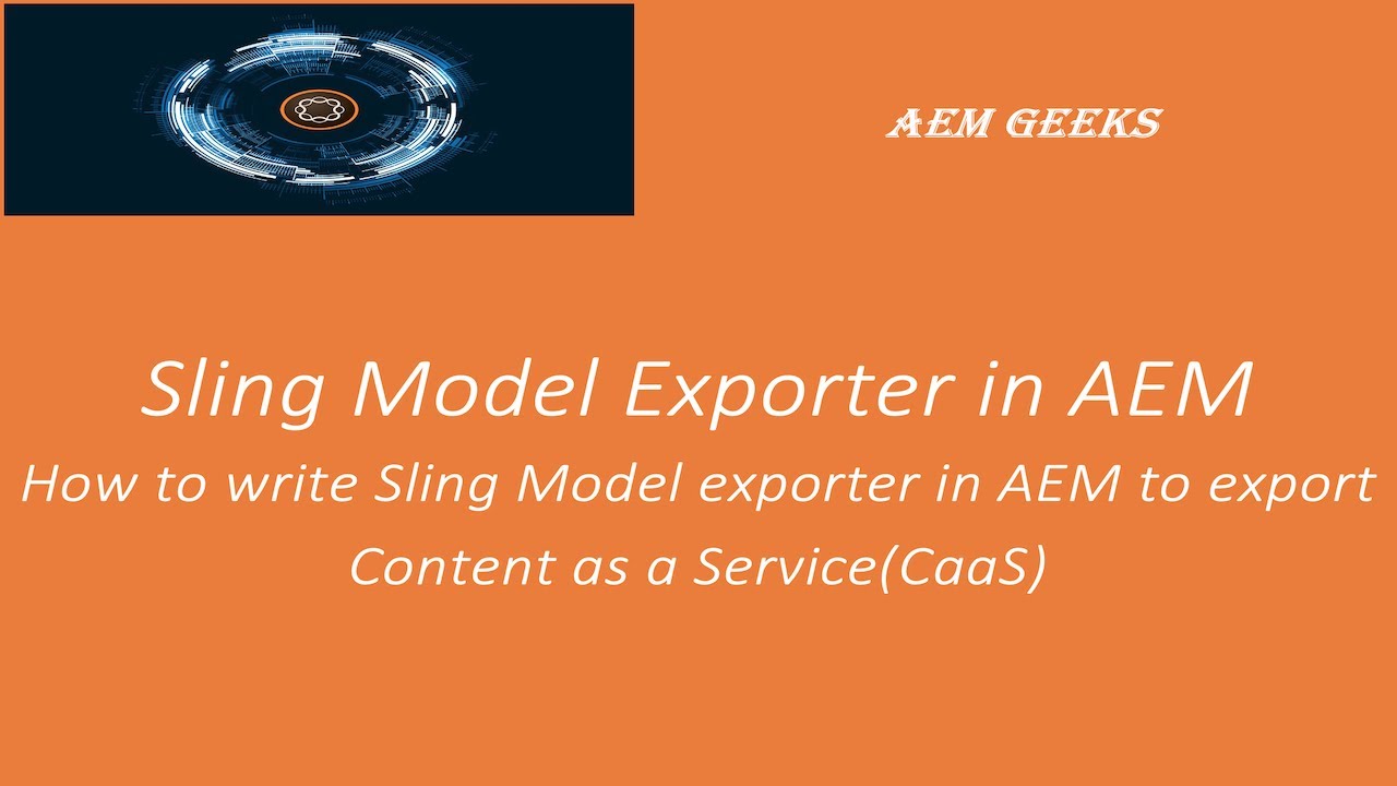 Учебник AEM №18 | Контент как услуга | Как написать экспортер контента Sling Model в AEM
