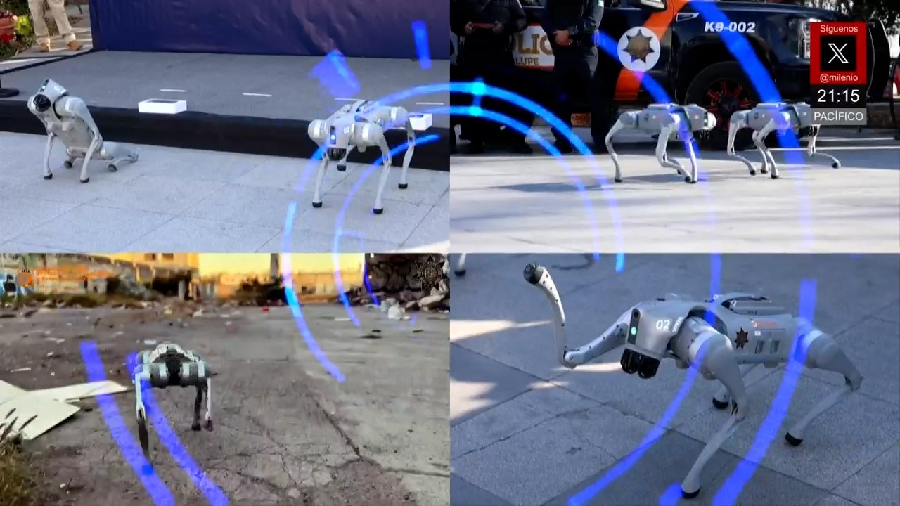 Nuevo León presenta perros robot para seguridad rumbo al Mundial 2026