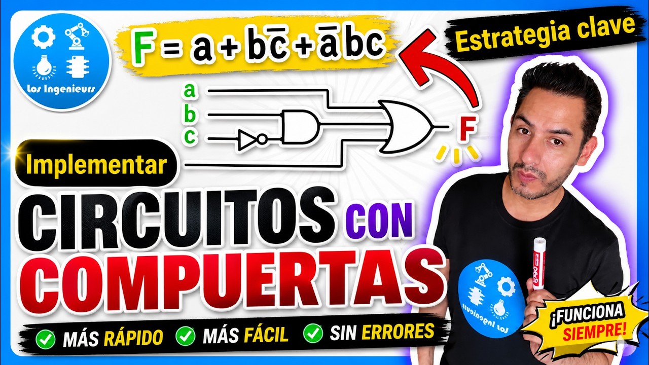 ✅CIRCUITOS CON COMPUERTAS LÓGICAS | MUY SENCILLO💯| ELECTRÓNICA DIGITAL