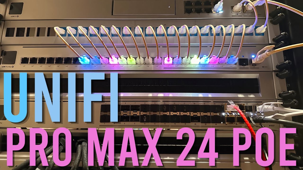 Unifi Pro Max 24 PoE: RGB Switch Ports