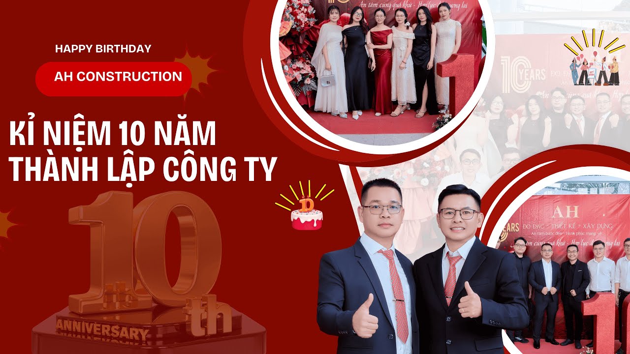 Kỉ niệm 10 năm thành lập công ty