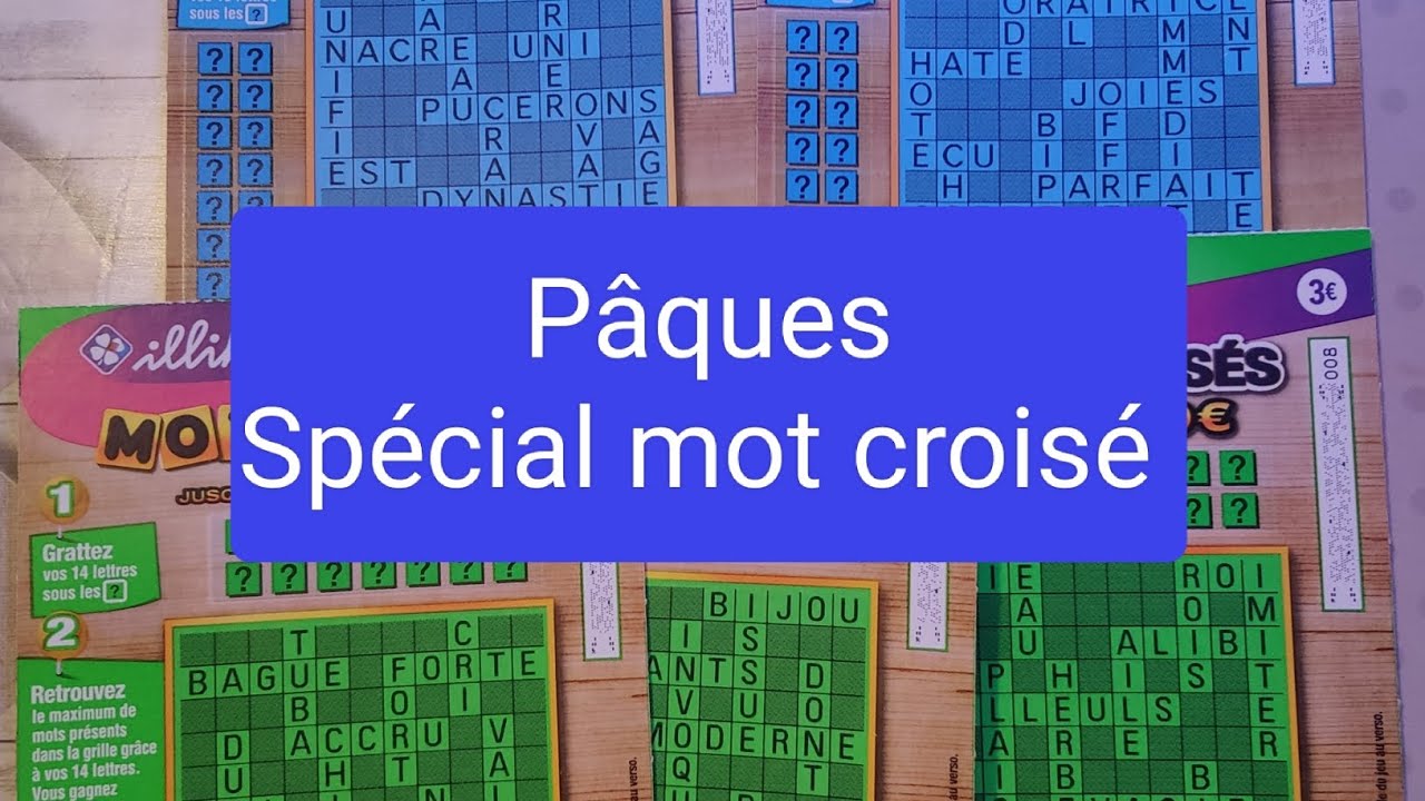 🛑 Grattage du lundi de Pâques 🍀 Spécial mot croisé 🔥🔥 du gain ???