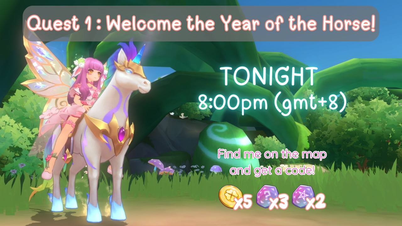 Quest 1: Welcome the Year of the Horse!🌸
