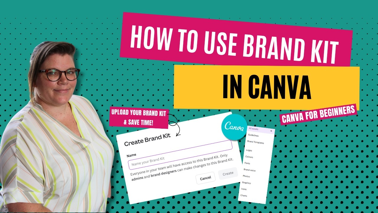 How to make a brand kit in Canva | Canva for Beginners!