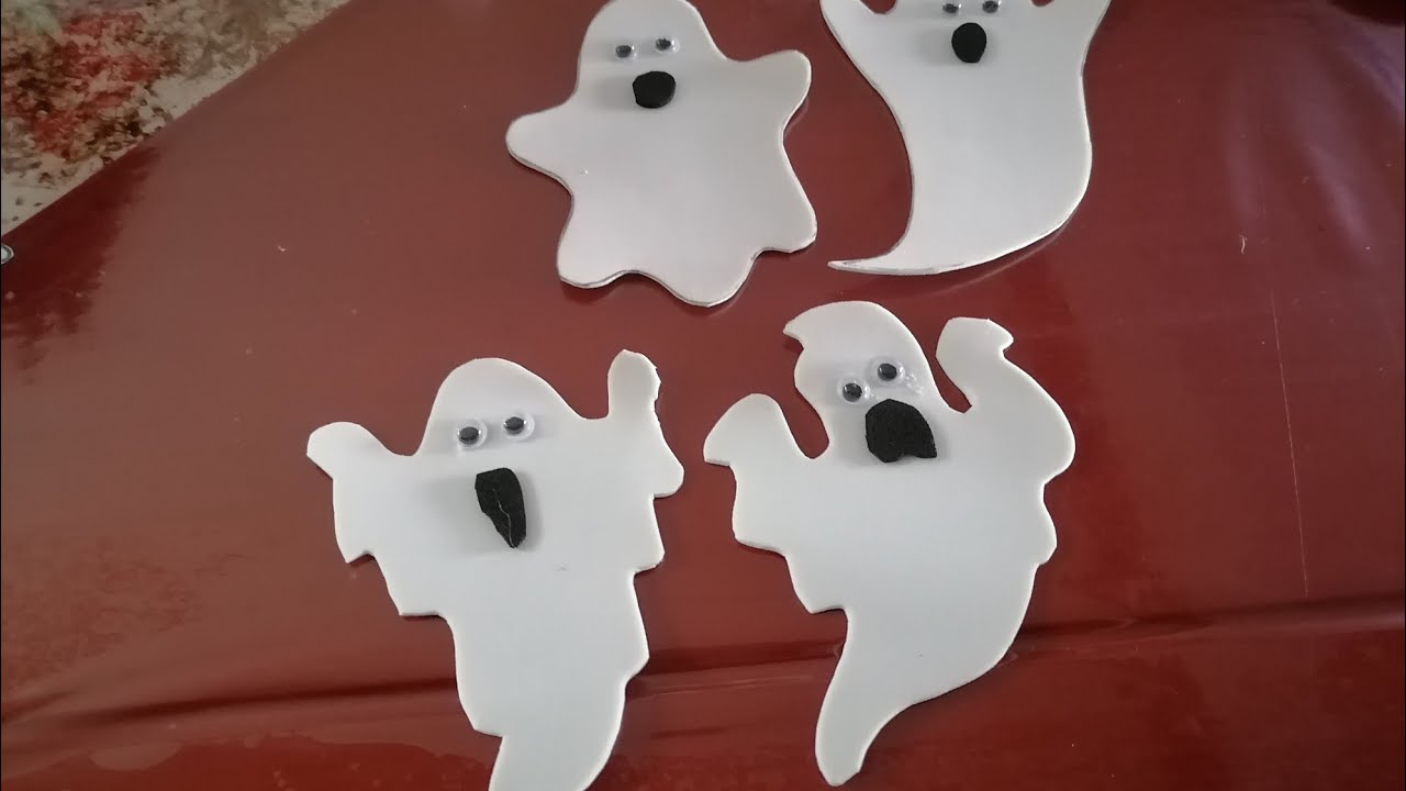 como hacer fantasmas de fomi